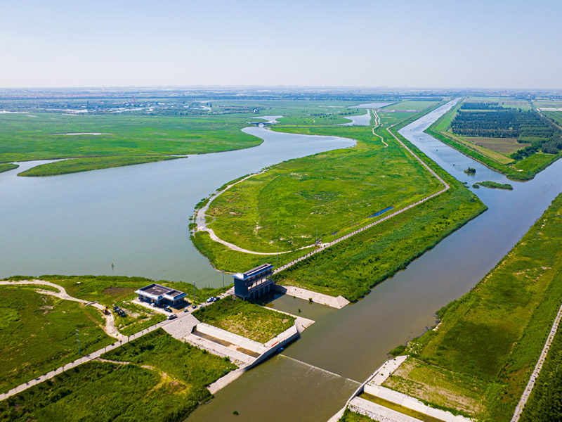 壽光巨淀湖濕地及塌河治理建設(shè)實(shí)景